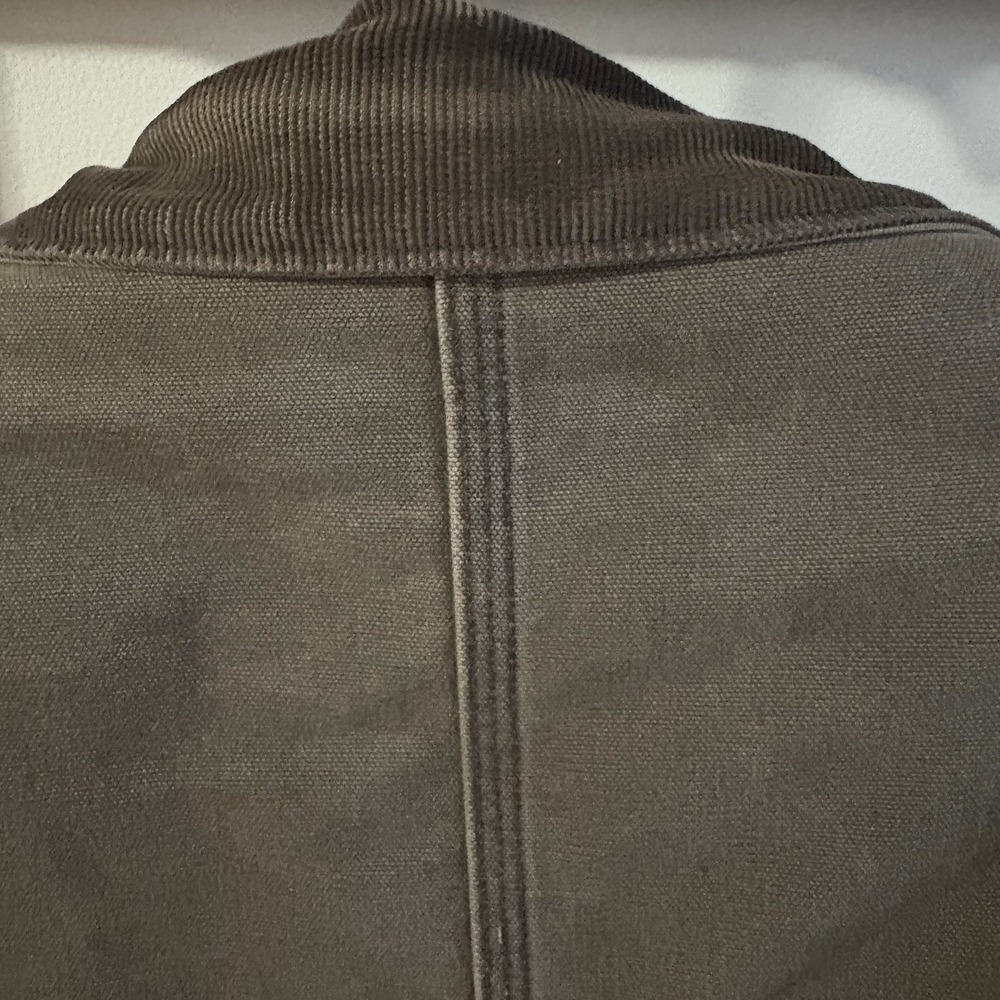 VTG Carhartt Chore Coat Jacket LT C02CHT Blanket Lined Canvas Workwear Brown - Picture 5 of 12